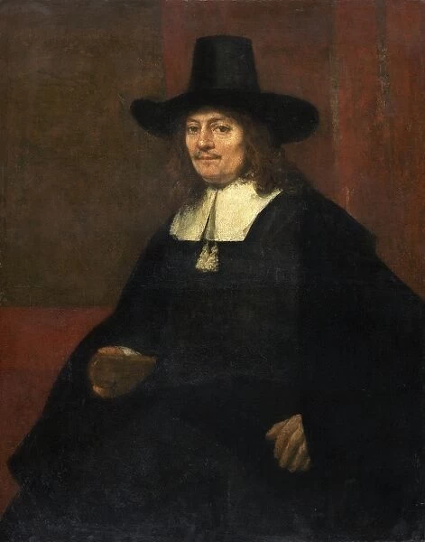 Rembrandt van Rijn (Dutch, 1606 - 1669), Portrait of a Man in a Tall Hat, c. 1663