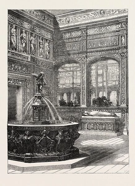 The Renaissance Court, at the Crystal Palace, Sydenham, Uk, 1854