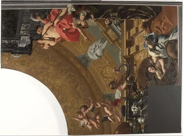 Part top right ceiling painting Diana companions