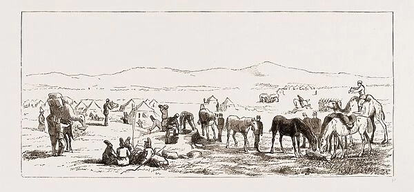The Russian Expedition to Khiva 1873, Arrival of the Advanced Corps at the Wells