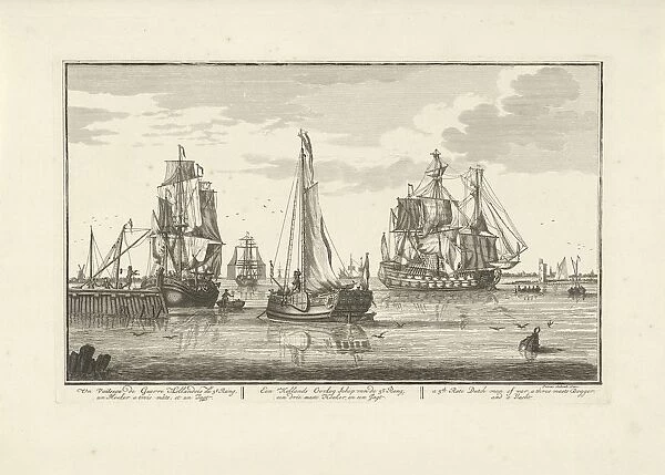 Sailing ships Un Vaisseau de Guerre Hollandois du 5th Rank