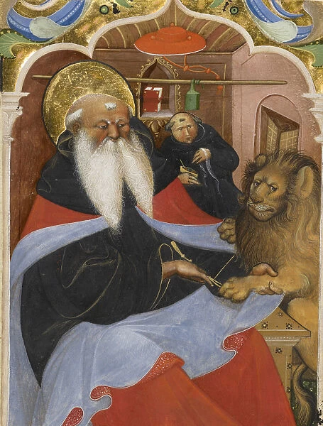 Saint Jerome Extracting Thorn Lion Paw Master