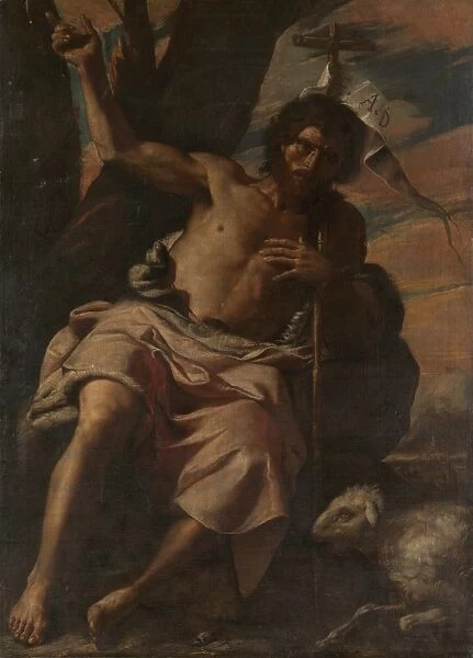 Saint John Baptist Preaching ca 1650 Oil canvas