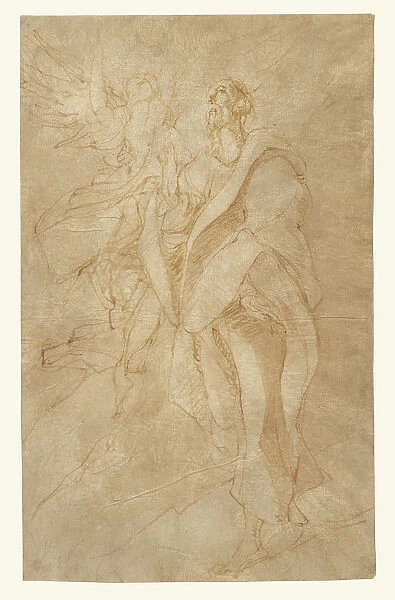Saint John Evangelist Angel El Greco Domenico Theotocopuli