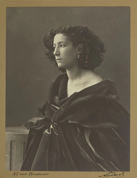 Sarah Bernhardt Nadar Gaspard Felix Tournachon