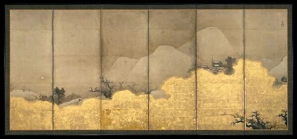 Scenes Eight Views Xiao Xiang Rivers Edo period