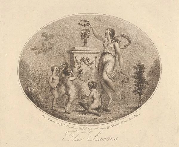 Seasons 1793 Stipple engraving Plate 5 9  /  16 6 7  /  8