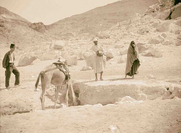 Sinai car Ain Kadeis head valley 1920 Middle East