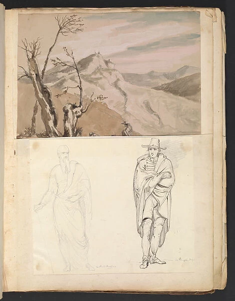 Sketches G Hayter Sir George 1792-1871 graphite