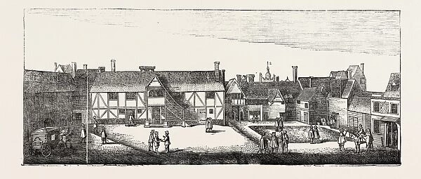 South View of Arundel House in 1646, London, Uk