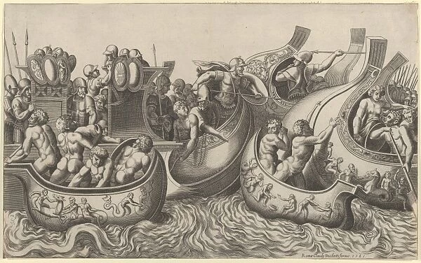 Speculum Romanae Magnificentiae Naval Battle