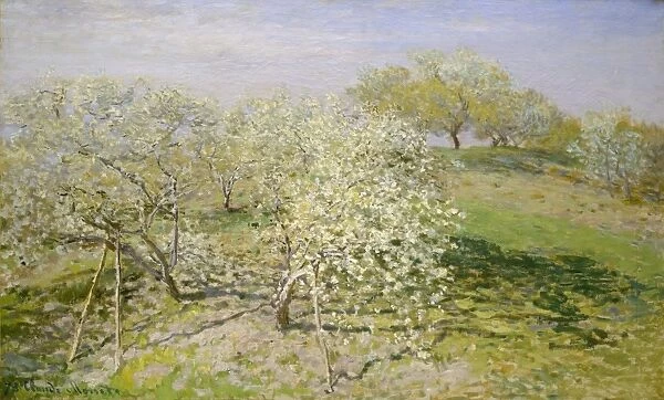 Spring Fruit Trees Bloom 1873 Oil canvas 24 1  /  2 x 39 5  /  8
