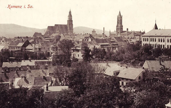 St. -Marien-Kirche Kamenz Buildings 1909 Landkreis Bautzen