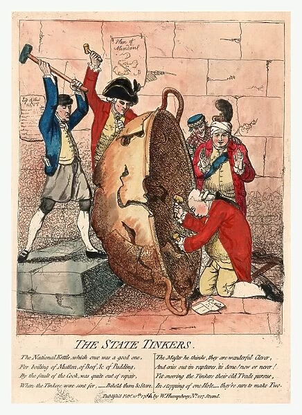 The state tinkers, Gillray, James, 1756-1815, engraver, Published Feb'y 10th