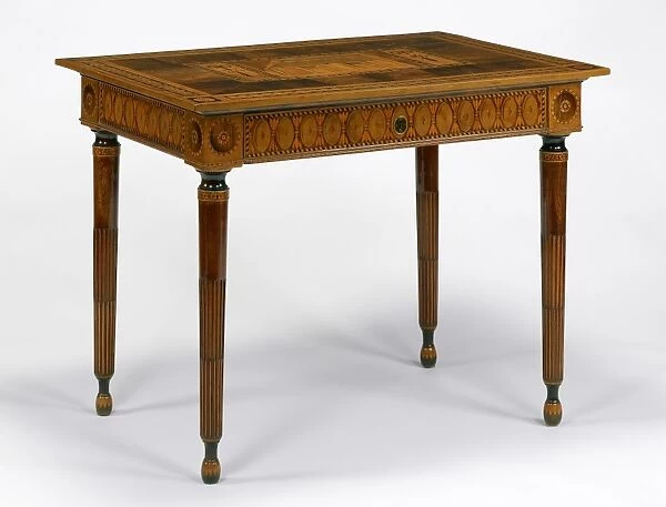 Table; Giuseppe Maggiolini, Italian, 1738 - 1814; Italy, Europe; late 18th century; Walnut