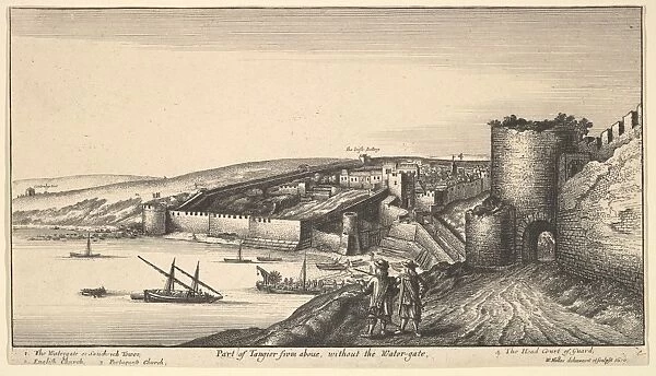 Part Tangier aboue Water-gate 1670 Etching third state