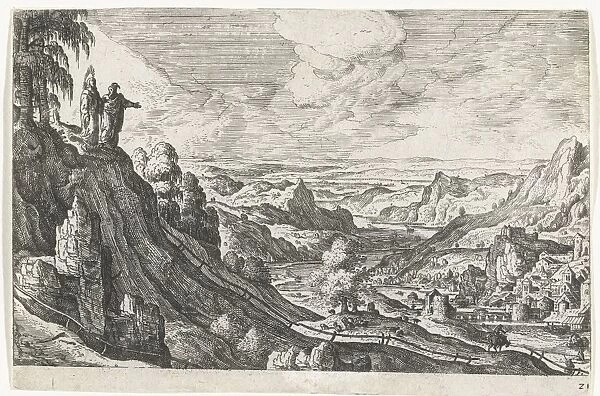 The Temptation of Christ, Hans Bol, ca. 1550 - ca. 1650