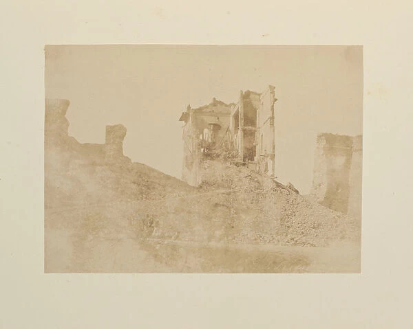 Terza breccia Villa Spada Fotografi di Roma 1849