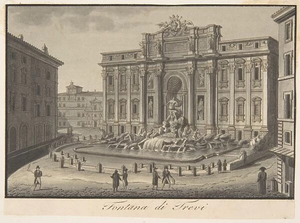 Trevi Fountain Rome late 18th-mid-19th century