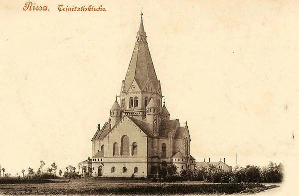 Trinitatiskirche Riesa 1898 Landkreis MeiBen