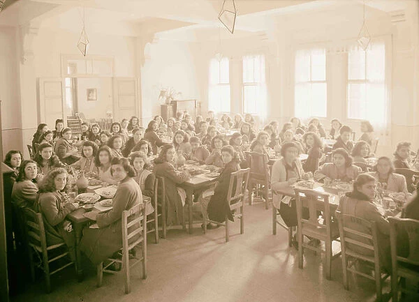 Tripoli American Mission Girls School Dining hall