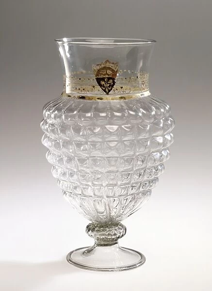 Umbo Vase; Unknown maker, Facon de Venise, possibly the Glashutte of Wolfgang Vitl