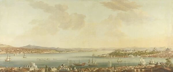 View of Constantinople (Istanbul) and the Seraglio from the Swedish Legation in Pera