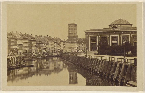 View Copenhagen canal Vilhelm Tillge Danish 1843
