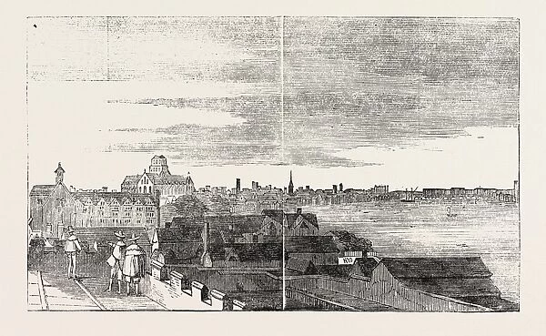 View of London from the Roof of Arundel House, Uk, 1646