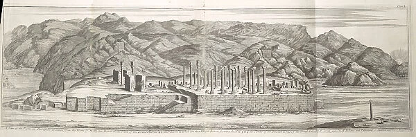 View Ruins Persepolis Plain Persepolis illustrata