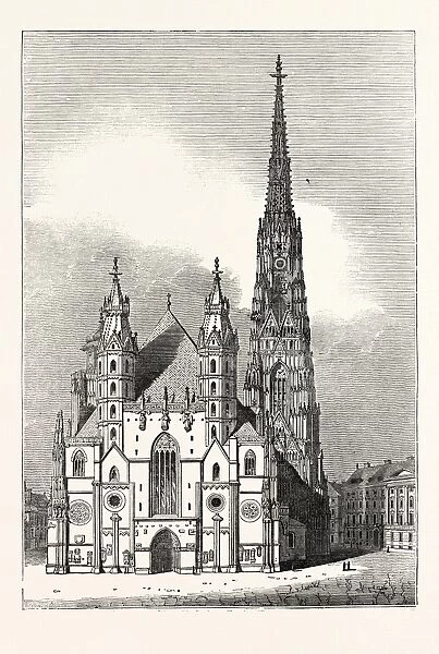 View of St. Stephens Church at Vienna