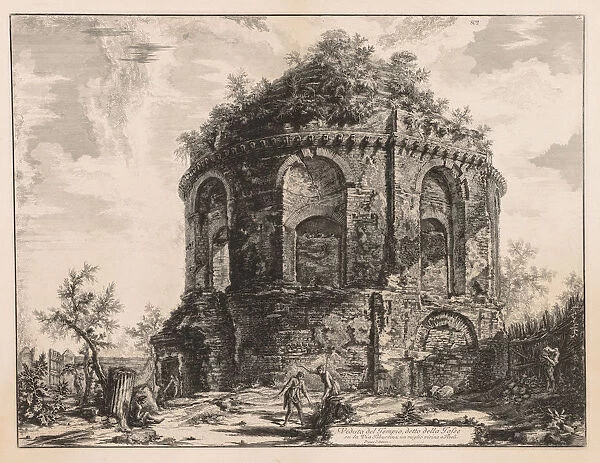 Views Rome - Tempio della Tosse Tivoli 1763 Giovanni Battista Piranesi