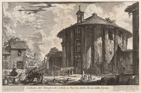 Views Rome Temple Cybele 1758 Giovanni Battista Piranesi