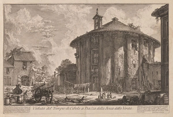 Views Rome Temple Portunus 1758 Giovanni Battista Piranesi