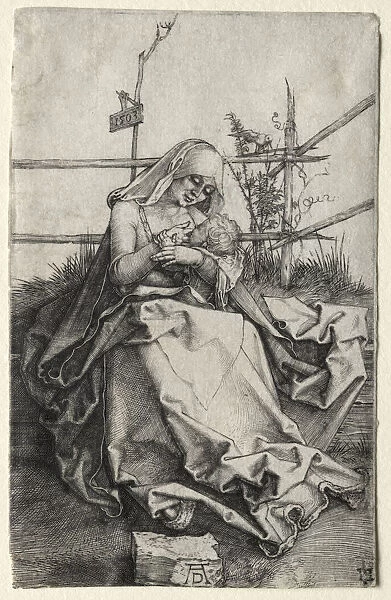 Virgin Child Grassy Bench 1503 Albrecht Dürer