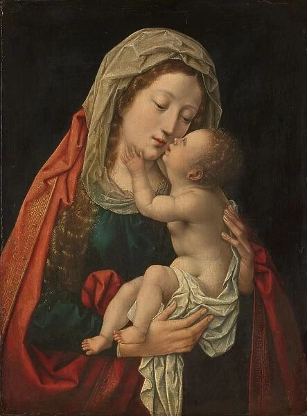 Virgin Child Maria Mary halfway Christ child