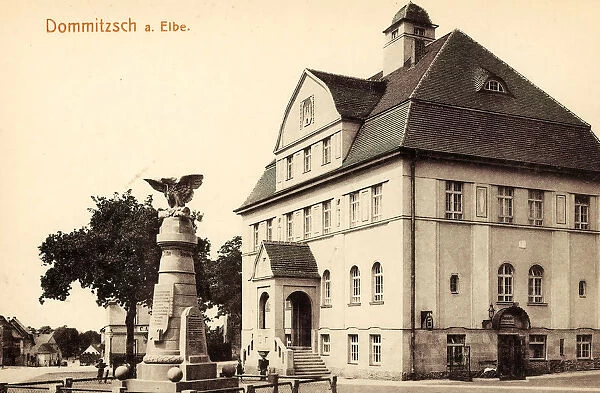 War memorials Saxony Town halls Landkreis Nordsachsen