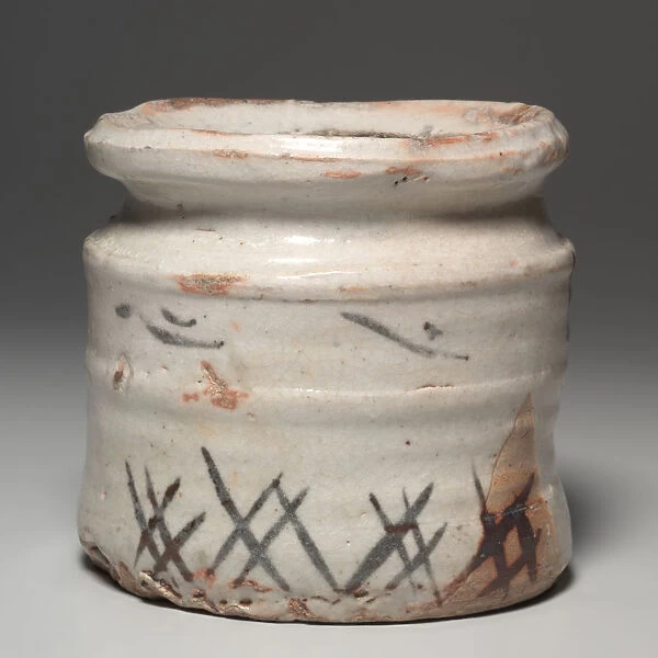 Water Container Mizusashi Grasses late 1500s–early 1600s