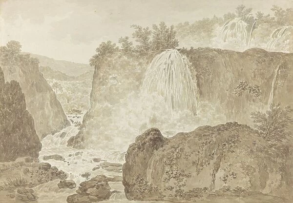 Waterfalls Tivoli Drawing group drawings landscapes