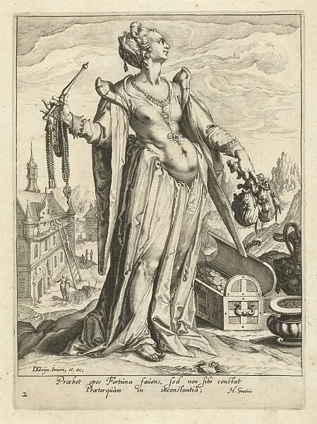 Wealth, Zacharias Dolendo, Jacob de Gheyn (II), Hugo de Groot, c. 1596 - c. 1597