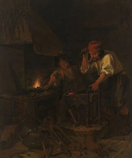 Weaponsmith gunsmith blacksmith servant working
