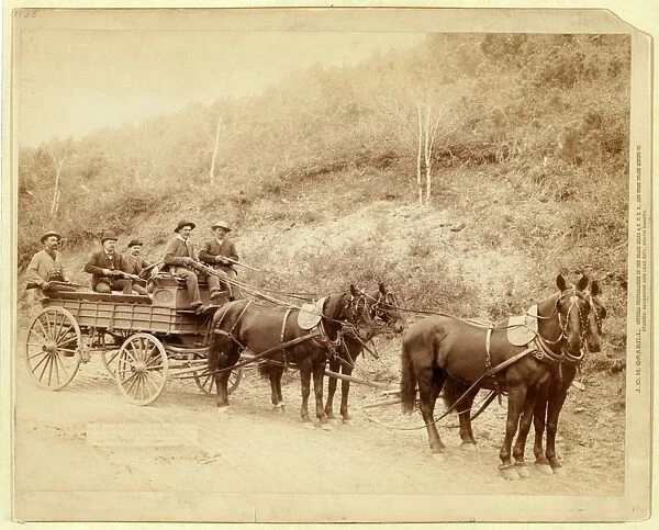 Wells Fargo Express Co. Deadwood Treasure Wagon and Guards with $250, 000 gold bullion