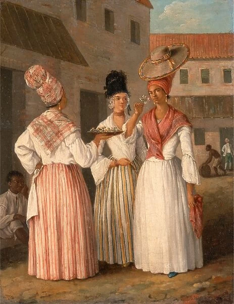 A West Indian Flower Girl and Two other Free Women of Color, Agostino Brunias, 1728-1796