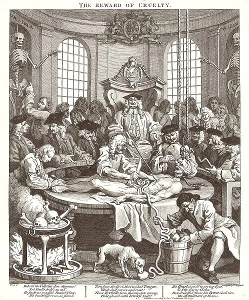 William Hogarth, English, (1697-1764), The Reward of Cruelty, 1751, etching and engraving