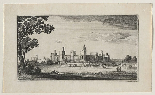 Windsor Castle Southeast 1644 Wenceslaus Hollar