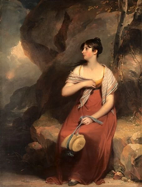 A Woman in a Landscape, Sir Martin Archer Shee, 1769-1850, Irish