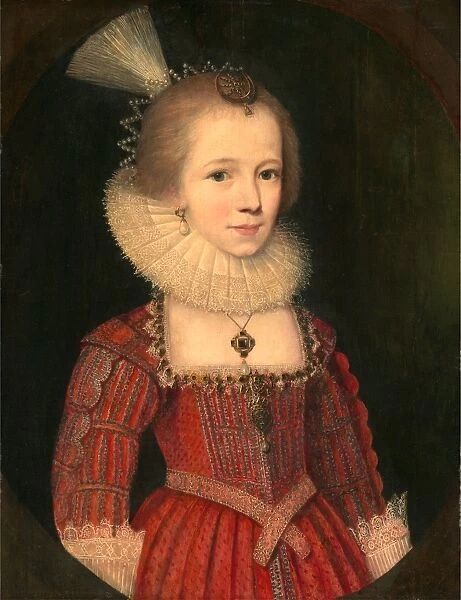 A Young Girl, Paul van Somer, ca. 1576-1621, Flemish