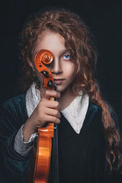 The daughter a violinist