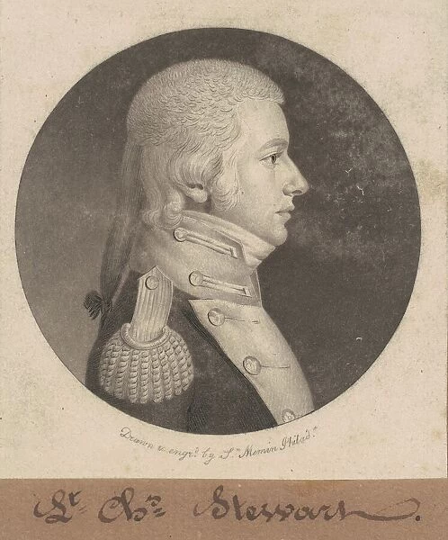 Charles Stewart, 1802. Creator: Charles Balthazar Julien Fevret de Saint-Memin