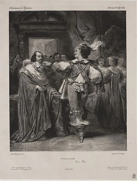Chronicles of France: Scene of the Fronde - The Prince of Conde, 1829. Creator